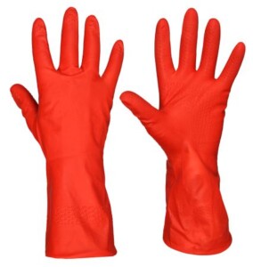 Kırmızı Lastik Eldiven